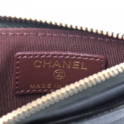 Chanel Caviar Quilted CC Zip Card Holder Black 6 of 7