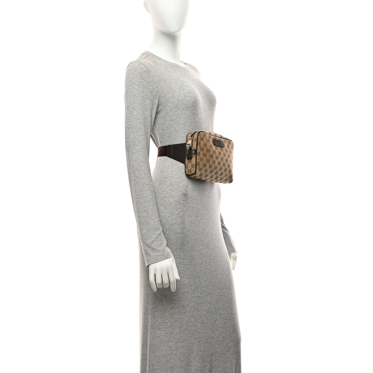 Monogram Belt Bag Dark Brown