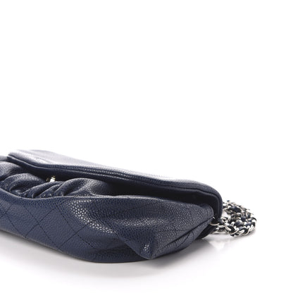 Chanel Caviar Half Moon Wallet On Chain WOC Navy 7 of 12