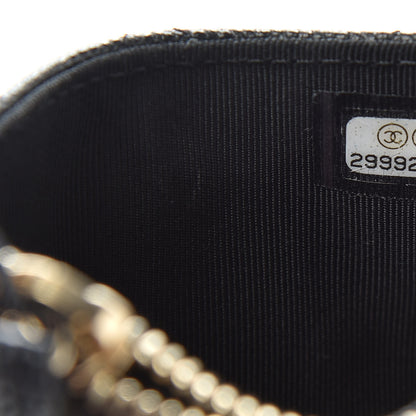 Chanel Caviar Quilted CC Zip Card Holder Black 6 of 8