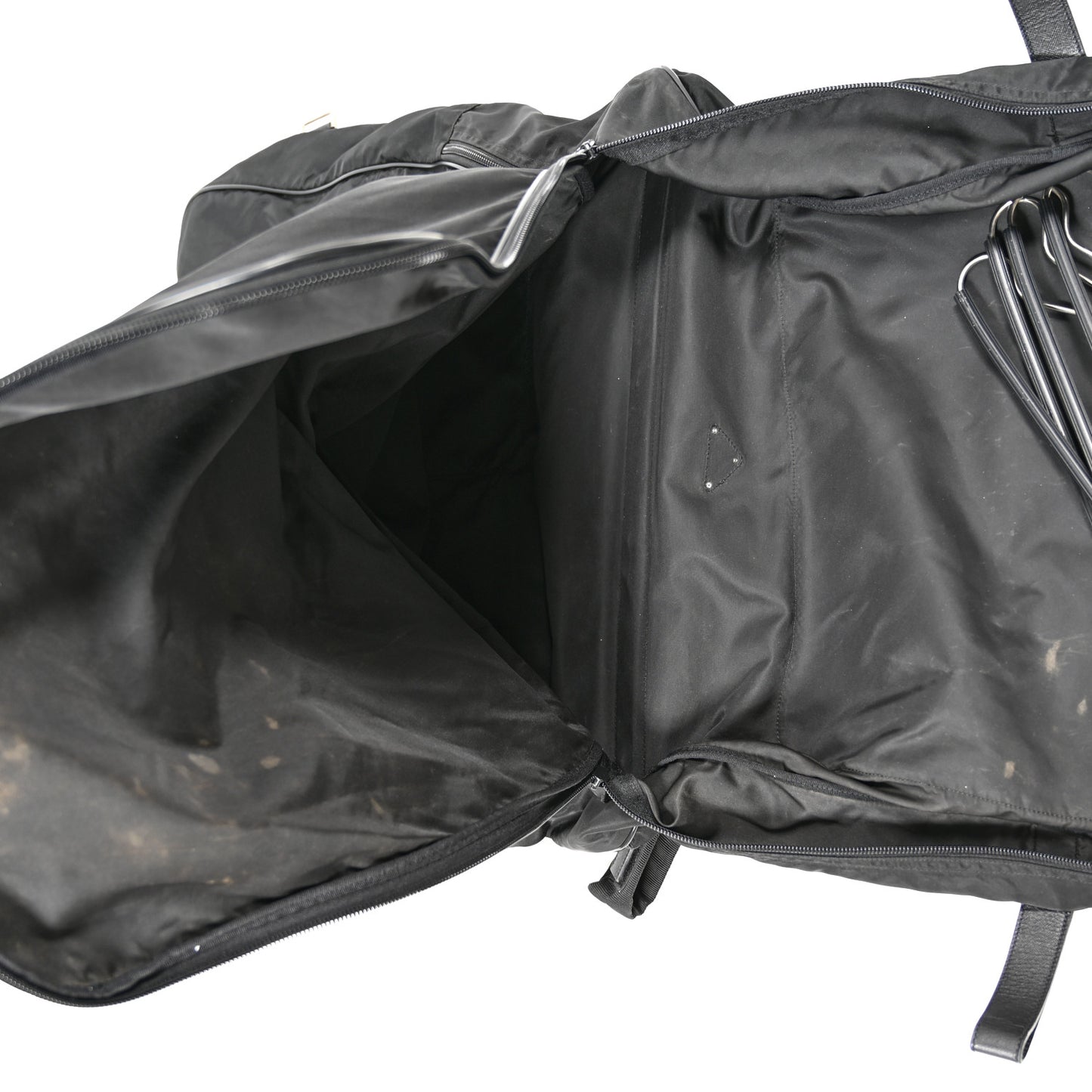 Tessuto Nylon Garment Bag Black