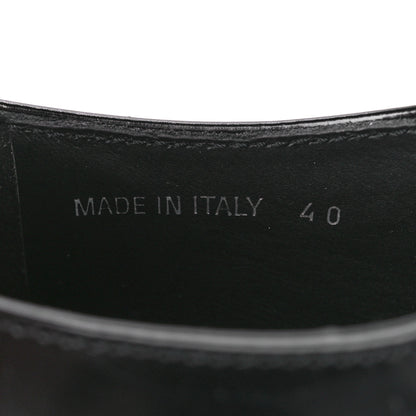 Prada Spazzolato Mary Jane T Strap 40mm Loafers 40 Black 9 of 9