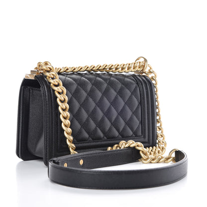 Chanel Caviar Quilted Small Boy Flap Black 3 of 8