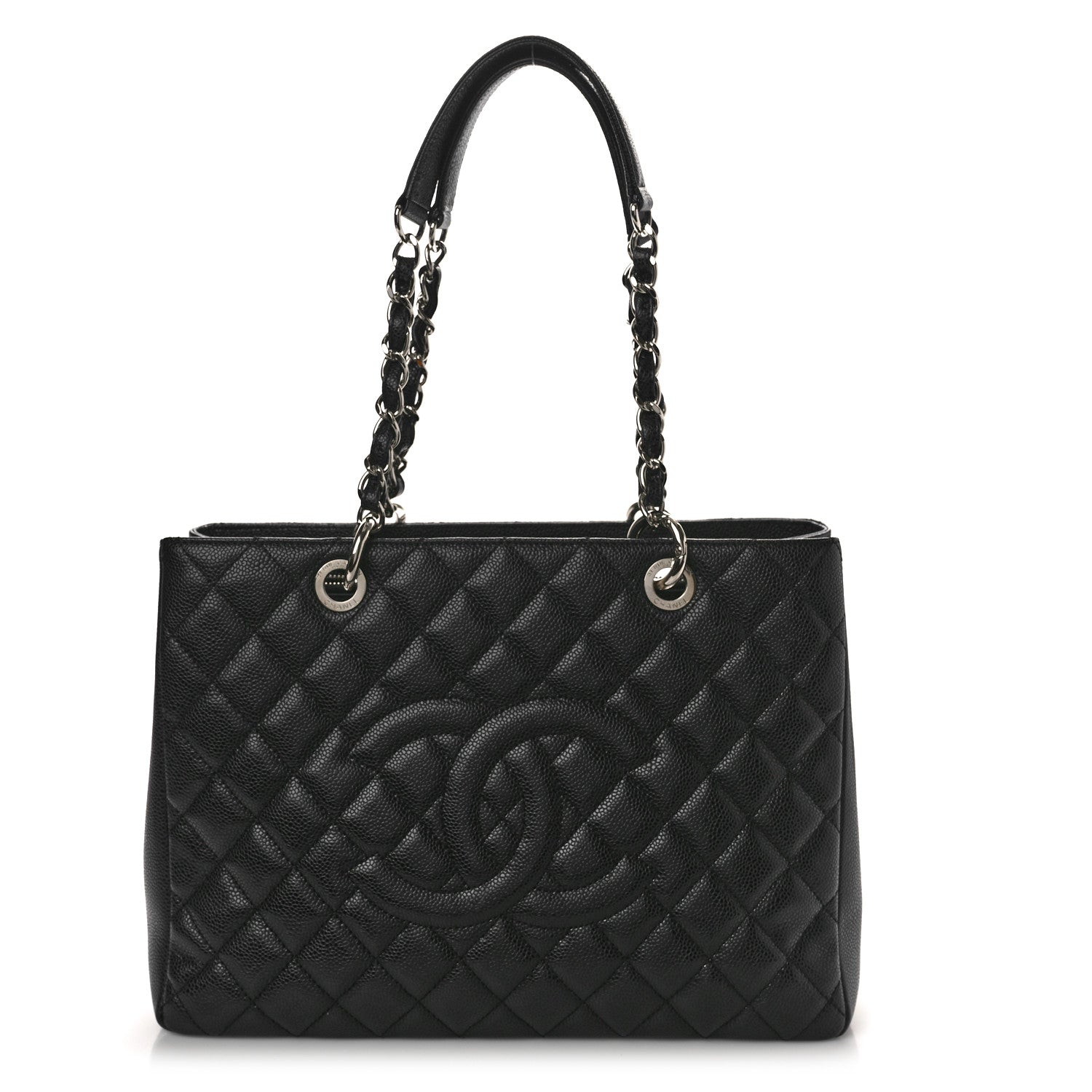 Chanel Caviar Quilted Grand Shopping Tote GST Black 1 of 10