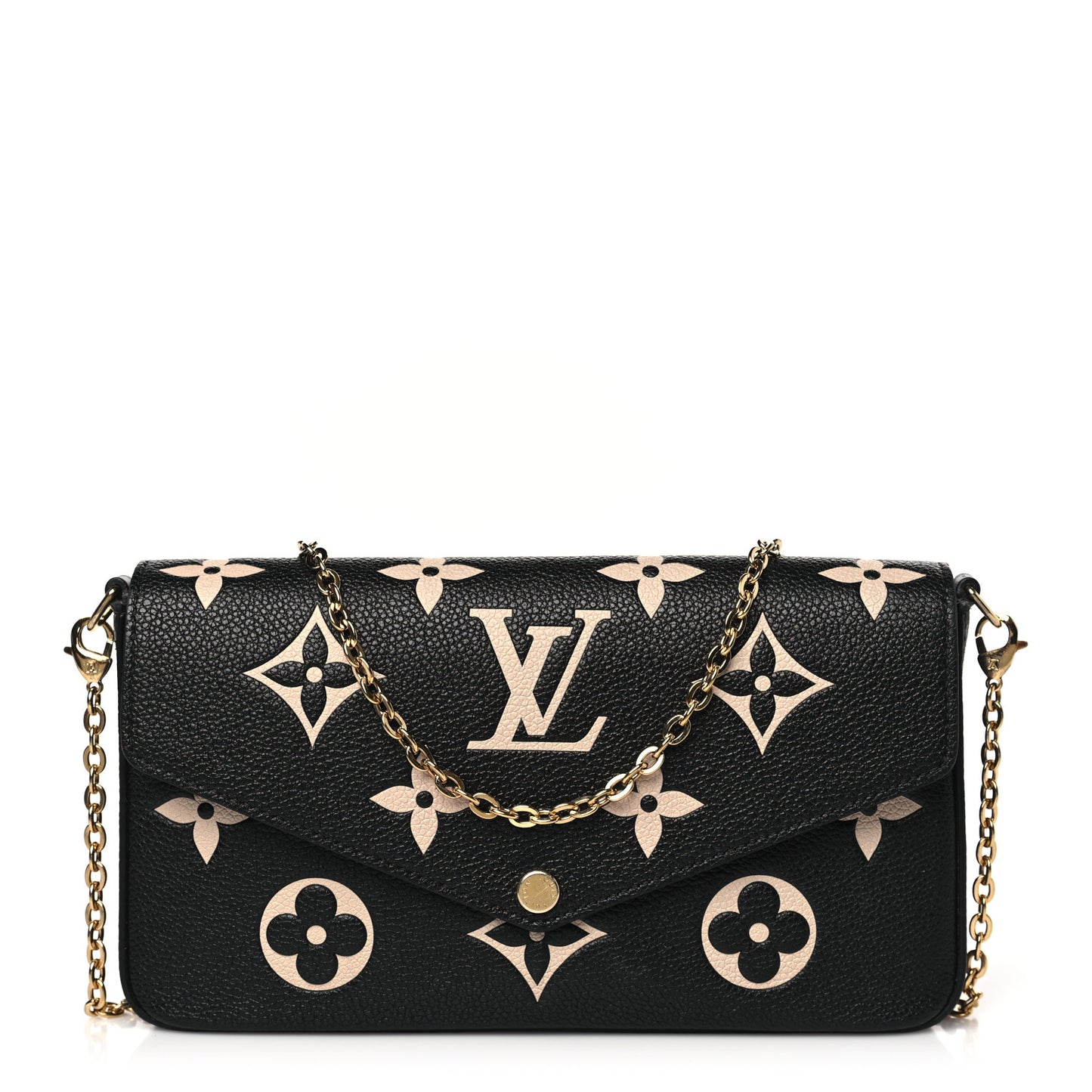 Empreinte Monogram Giant Felicie Pochette Black Beige