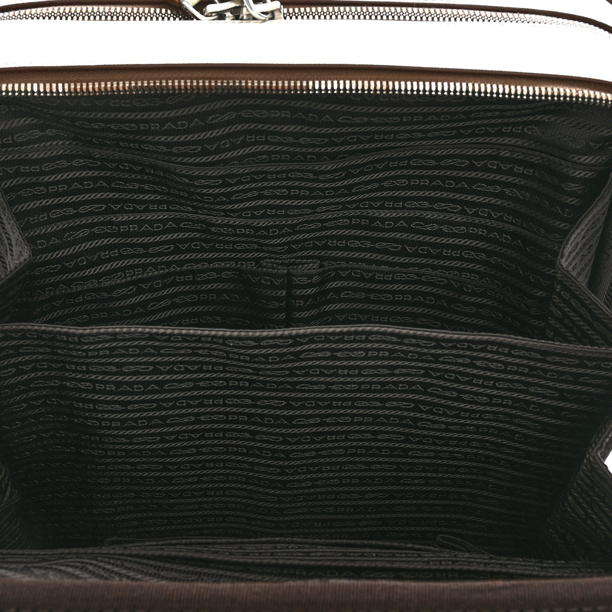 Prada Saffiano Travel Trolley Luggage White 4 of 14