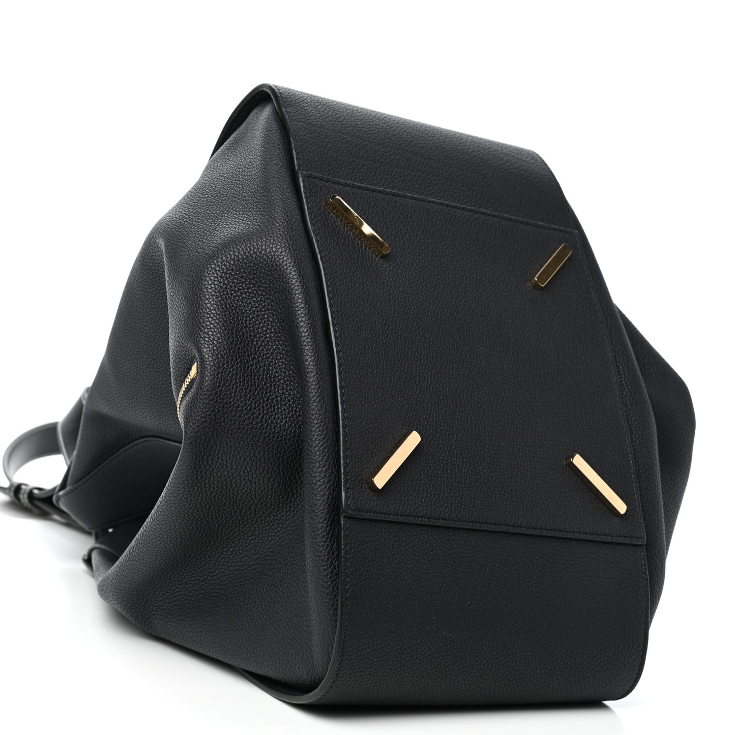 Calfskin Medium Hammock Shoulder Bag Midnight Blue Black