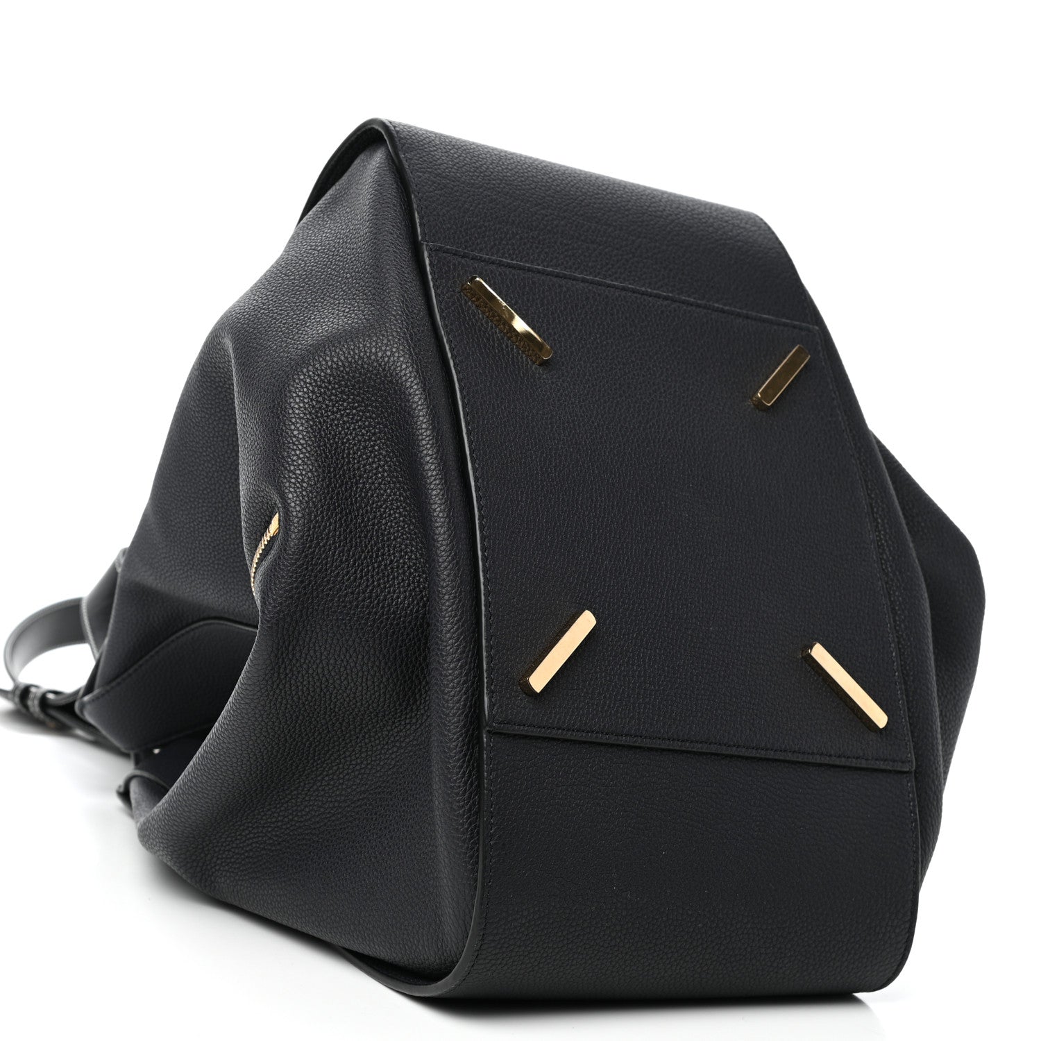 Loewe Calfskin Medium Hammock Shoulder Bag Midnight Blue Black 7 of 9