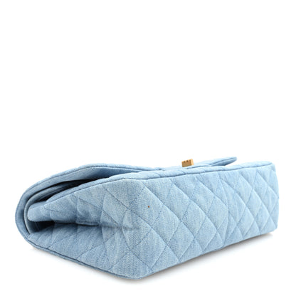 Chanel Denim Quilted 2.55 Reissue 226 Flap Light Blue 4 of 11
