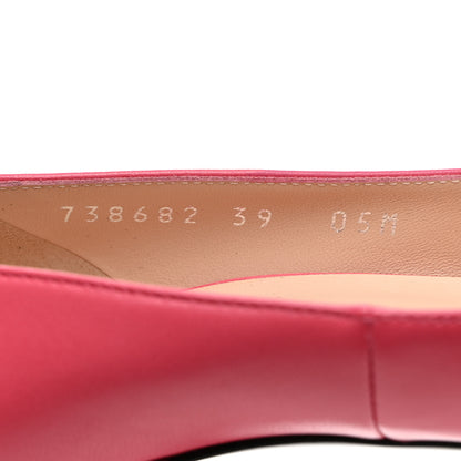 Gucci Malaga Kid GG 95mm Pumps 39 Rhodamine Pink 7 of 9