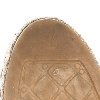 Chanel Lambskin CC Espadrilles 37 Dark Navy 6 of 7