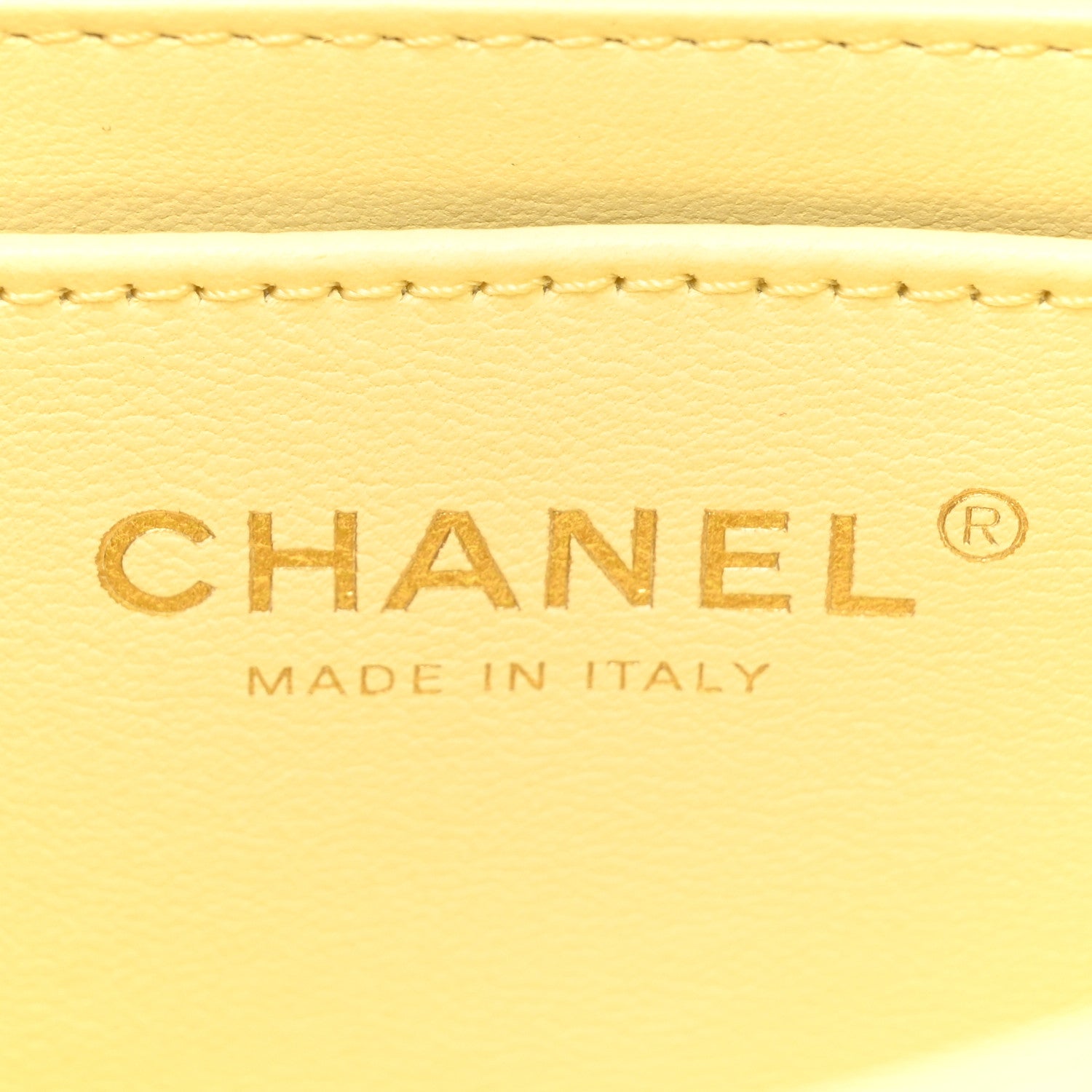 Chanel Lambskin Quilted Mini Rectangular Sweet Camellia Flap Yellow 6 of 14