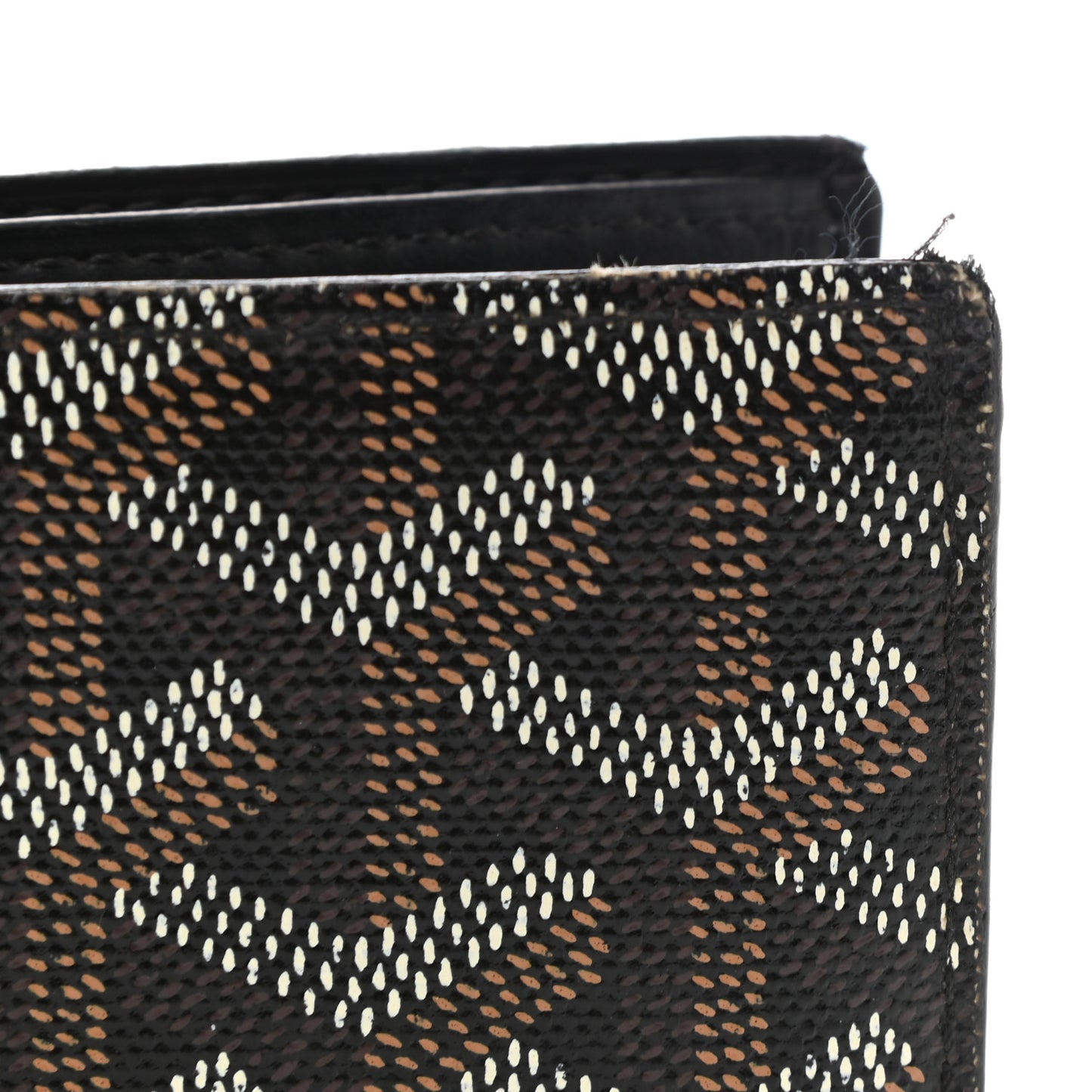 Goyardine Bi-Fold Victoire PM Wallet Black