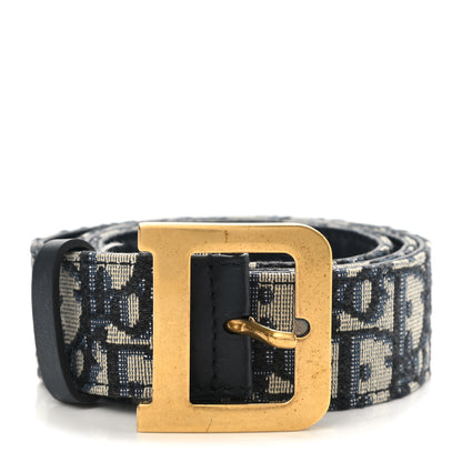 Christian Dior Oblique Diorquake Belt 75 Blue Multi 1 of 5