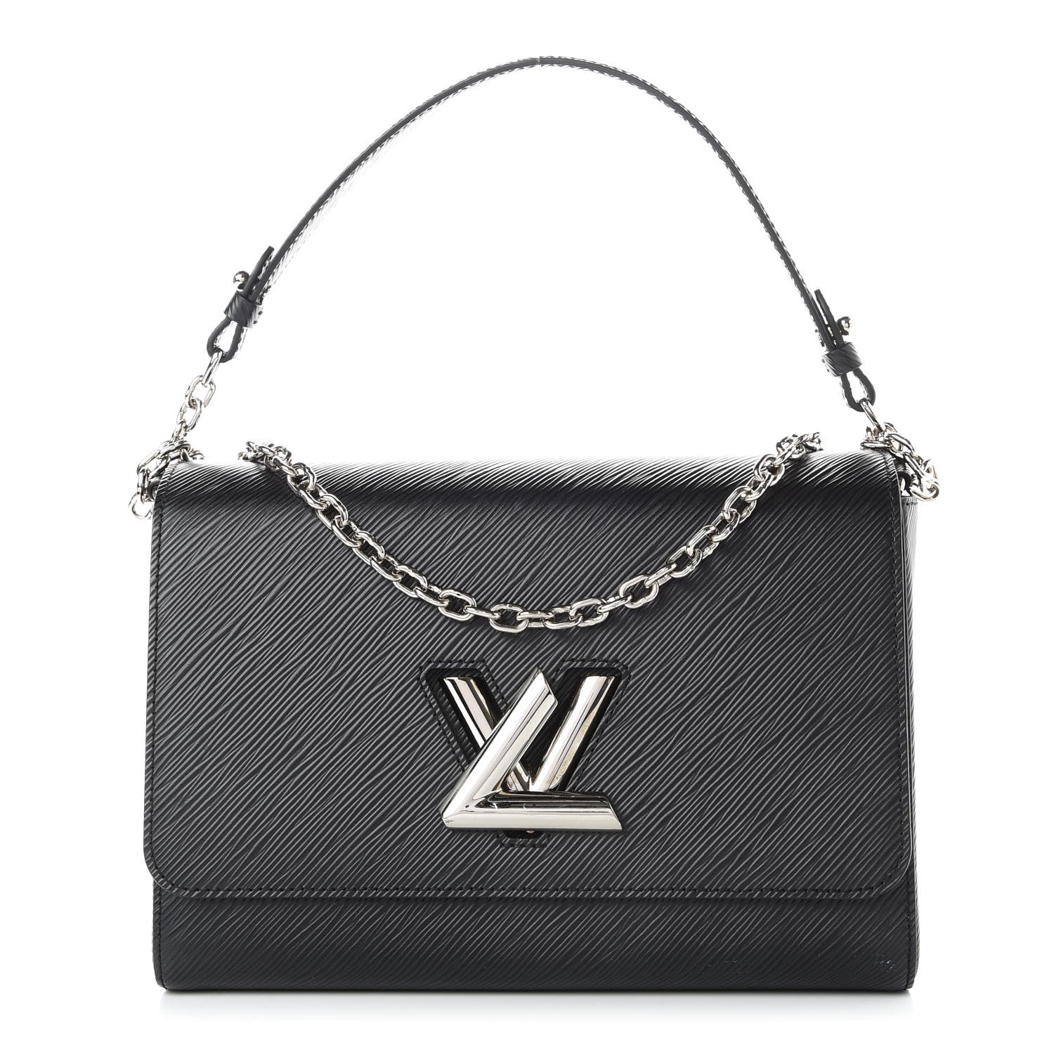 Louis Vuitton Epi Twist Shoulder Bag MM Black 1 of 10