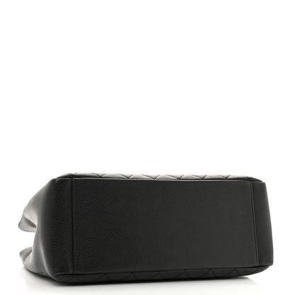 Chanel Caviar Quilted Grand Shopping Tote GST Black 4 of 13