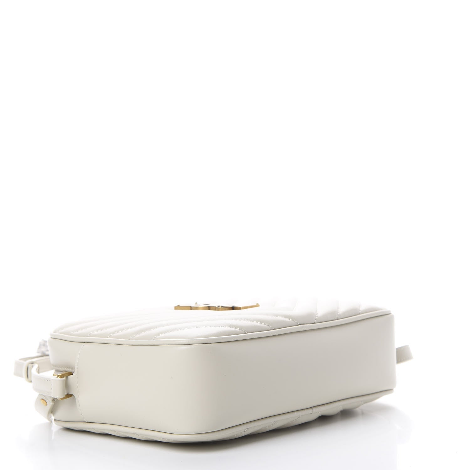 Saint Laurent Calfskin Matelasse Monogram Lou Camera Bag Crema Soft 3 of 10
