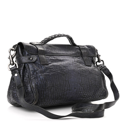 Mulberry Metallic Shrunken Calfskin Alexa Midnight Blue 2 of 10