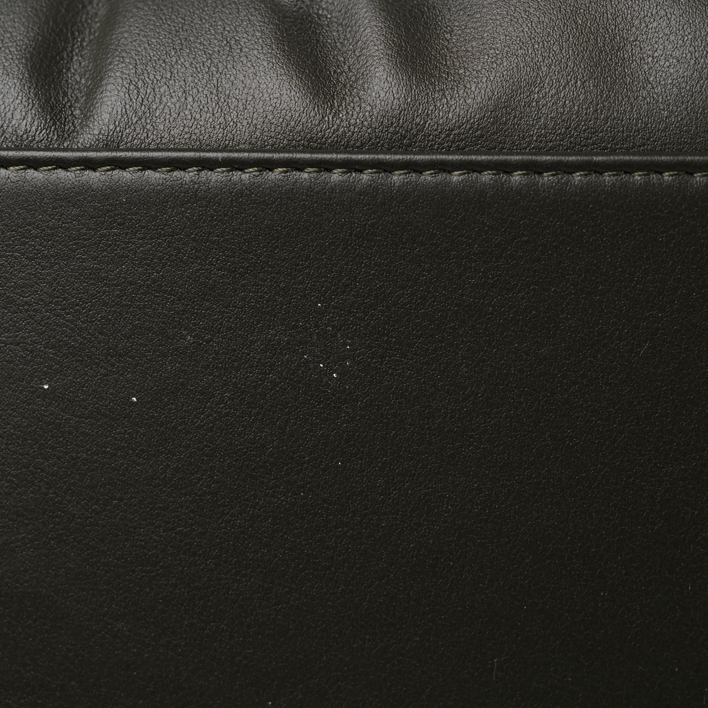 Calfskin Embossed Medium Deauville Tote Khaki