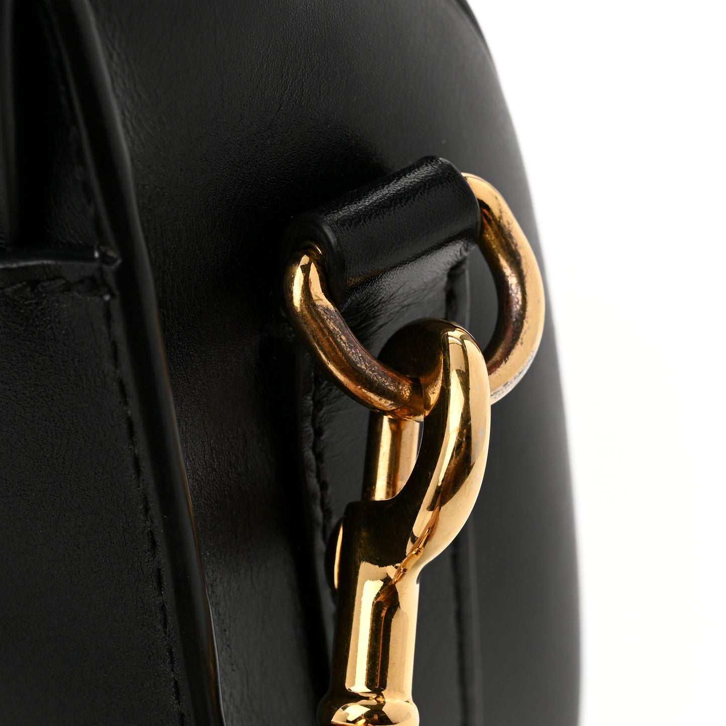 Box Calfskin Medium Bobby Flap Black