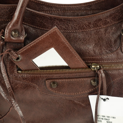 Balenciaga Agneau Classic Hardware City Cigare Fonce 16 of 16