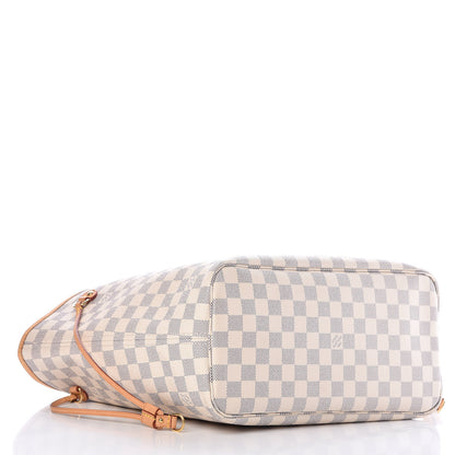Louis Vuitton Damier Azur Neo Neverfull MM Rose Ballerine 5 of 12