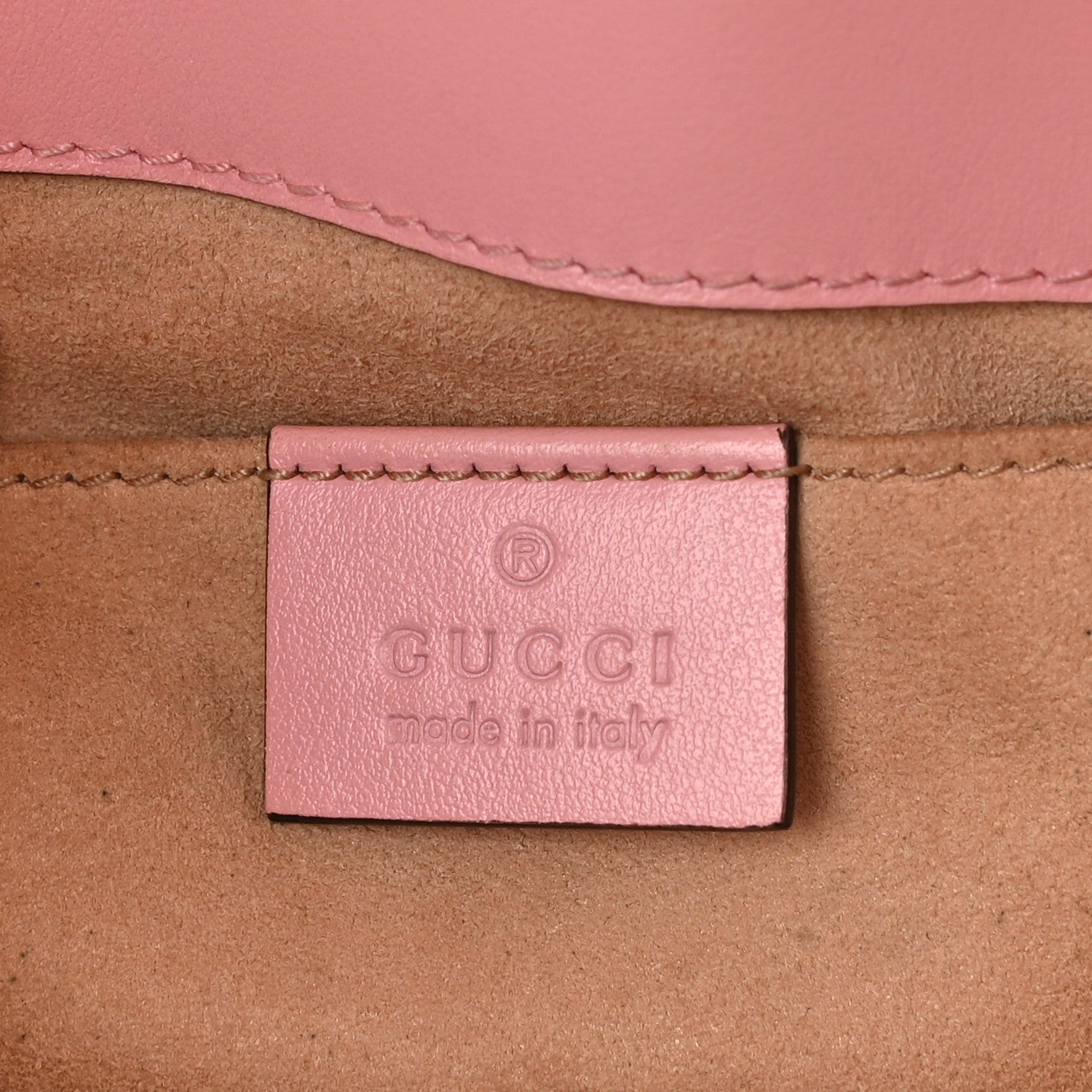 Gucci Calfskin Matelasse Mini GG Marmont Shoulder Bag Wild Rose 6 of 10