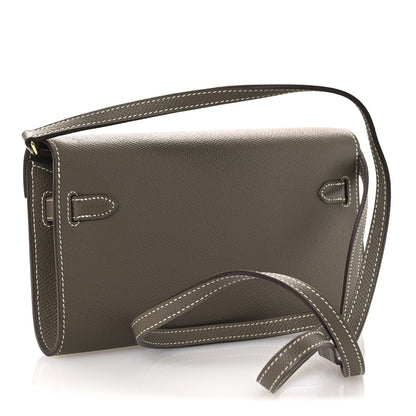 Hermes Epsom Kelly Wallet To Go Etoupe 3 of 13