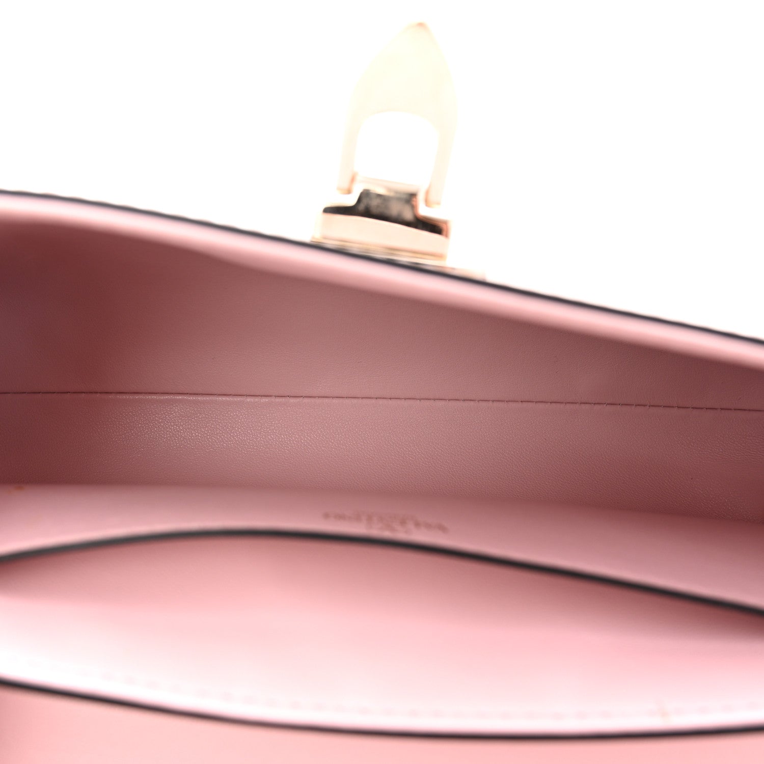 Valentino Garavani Brushed Calfskin Rockstud Flip Lock Chain Shoulder Bag Rose Quartz 5 of 10