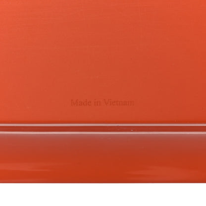 Hermes Lacquered Wood Taurillon Clemence Large Atrium Cheval Change Tray Orange Sanguine 6 of 12