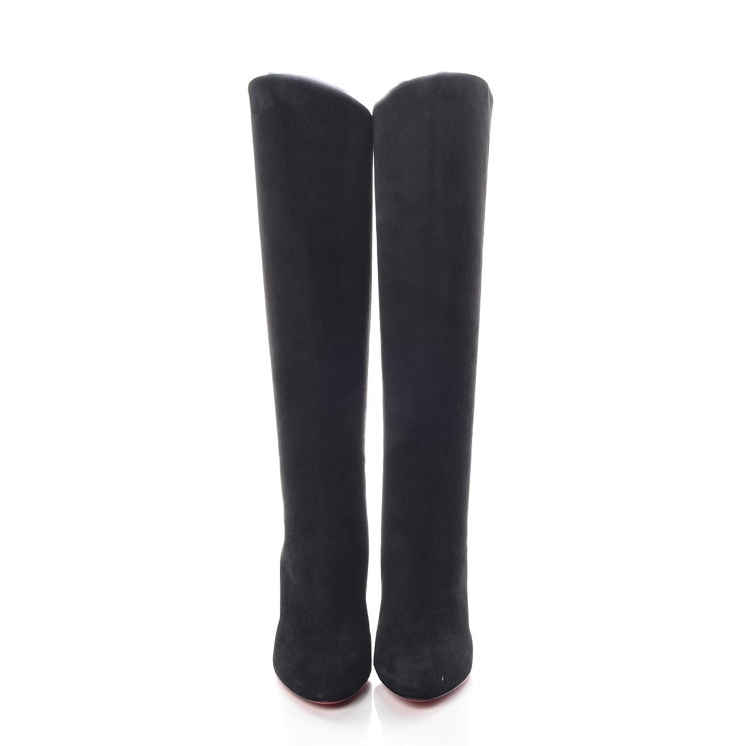Christian Louboutin Suede Royal Vicky 120 Boots 35.5 Black 2 of 7
