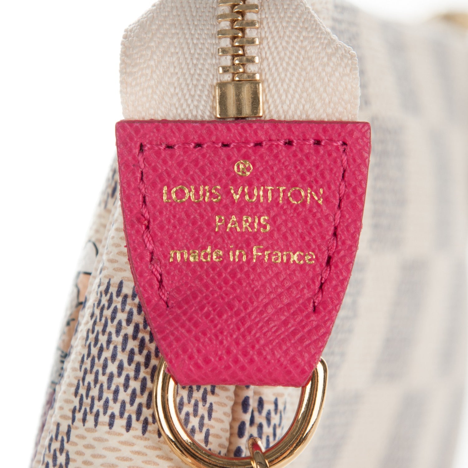 Louis Vuitton Damier Azur 2015 Christmas Animation Mini Pochette Accessories 5 of 7