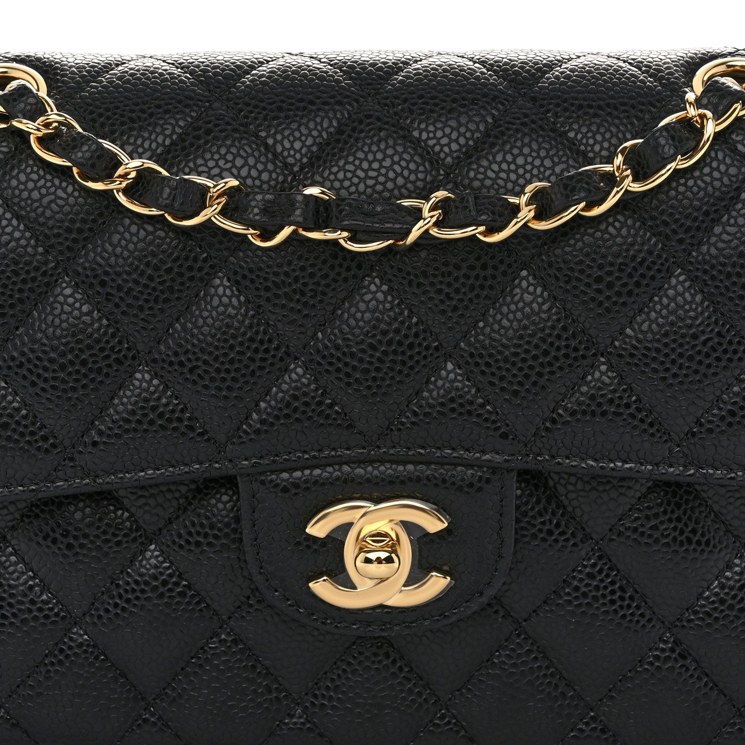Chanel Caviar Quilted Small Double Flap Black 8 of 11