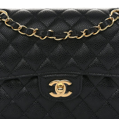 Chanel Caviar Quilted Small Double Flap Black 8 of 11