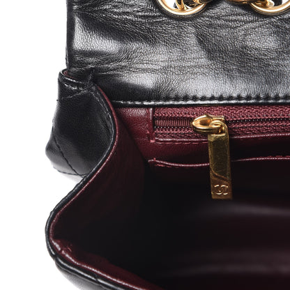 Chanel Lambskin Quilted Jumbo Single Flap Black 12 of 17