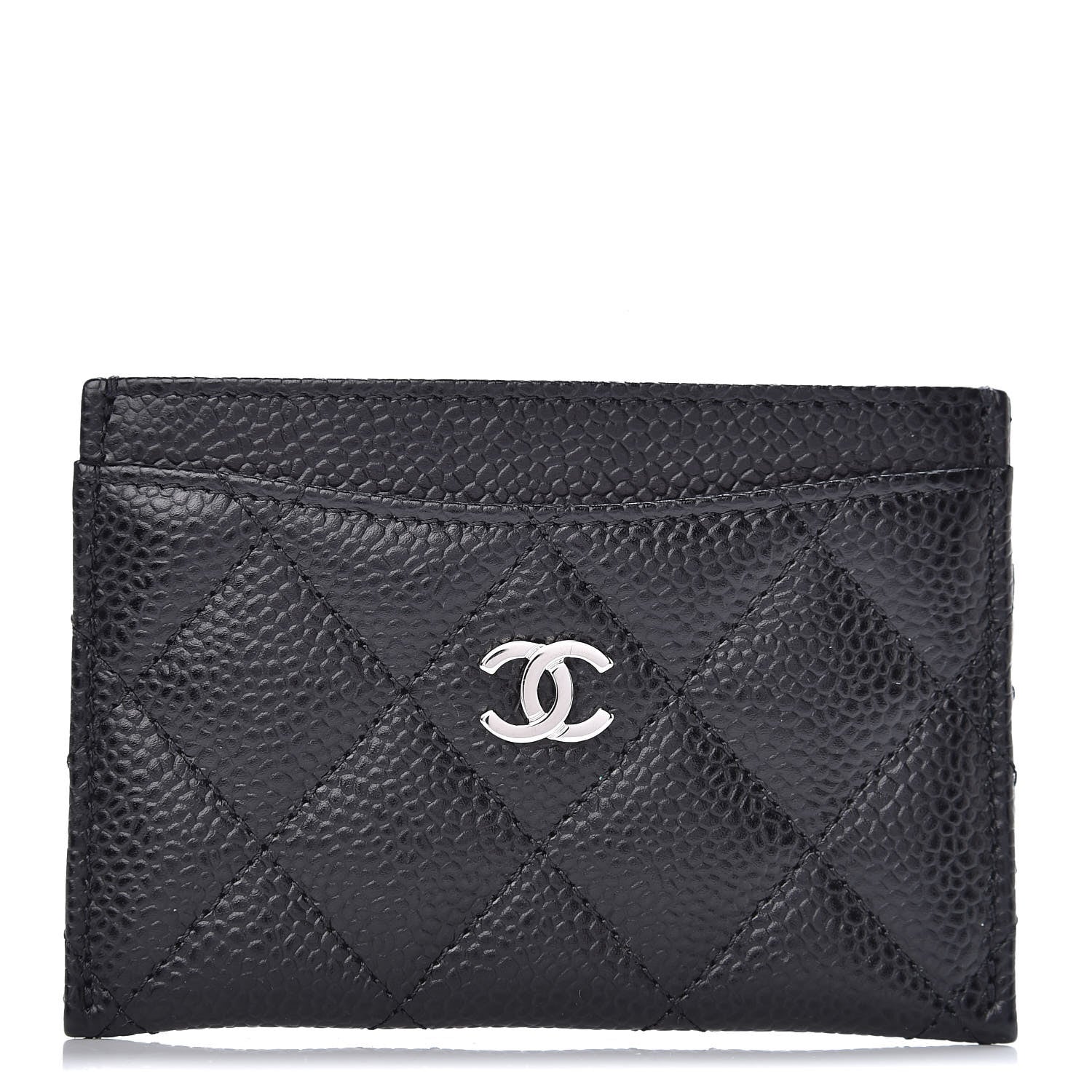 Chanel Caviar Quilted Card Holder Black 1 of 9