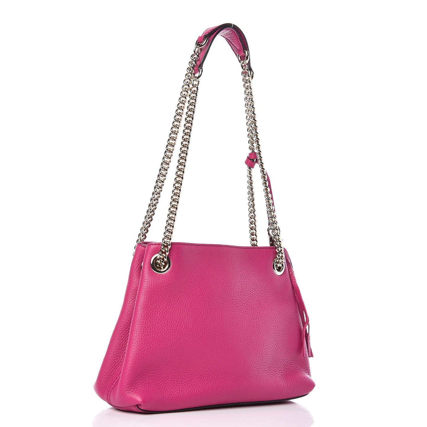 Cellarius Calfskin Small Soho Chain Shoulder Bag Bright Bouganville