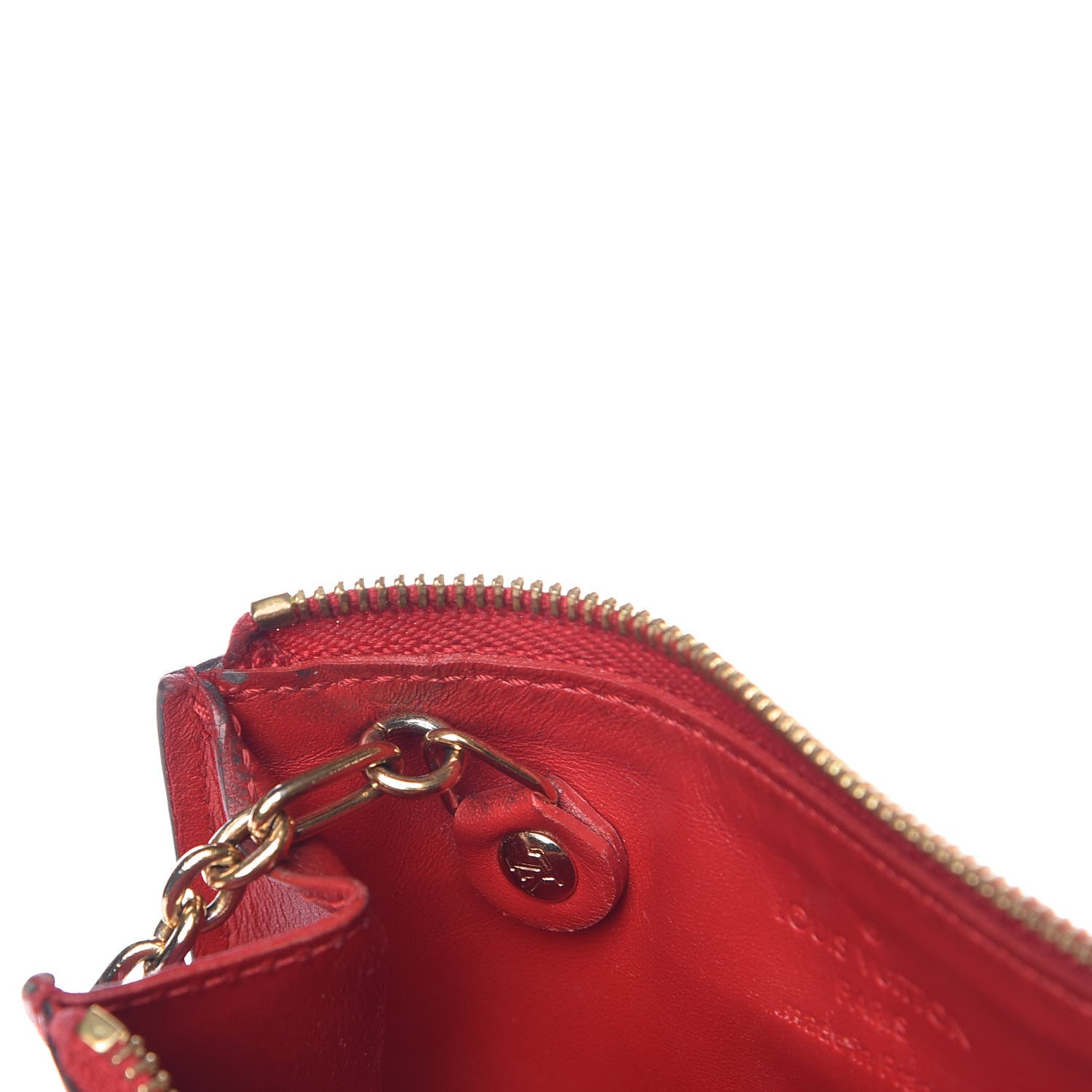 Louis Vuitton Vernis Key Pouch Cherry 7 of 11