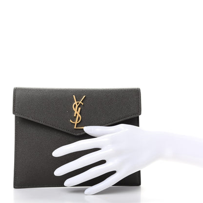 Saint Laurent Grain De Poudre Uptown Baby Pouch Pebble 2 of 7