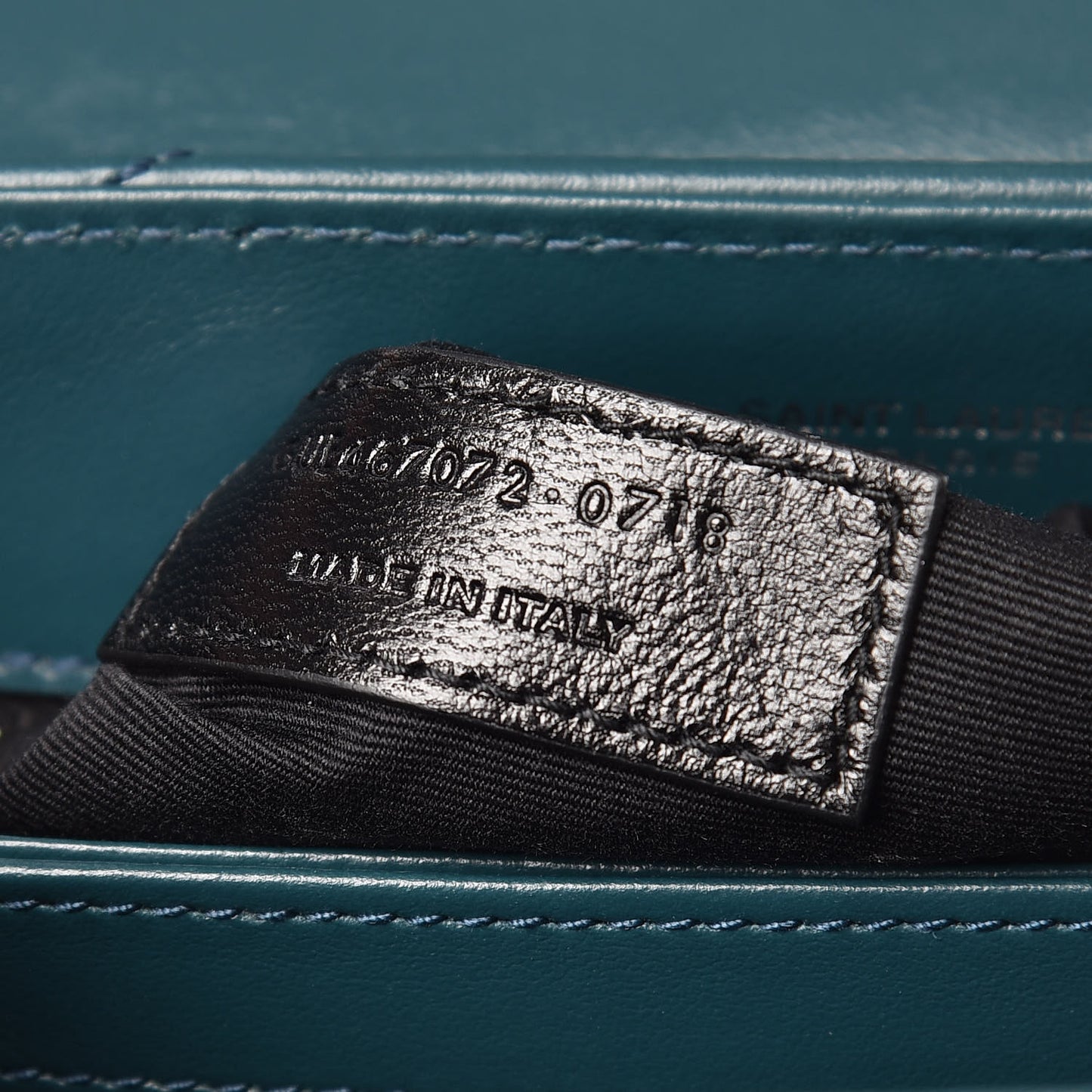 Calfskin Y Quilted Monogram Toy Loulou Satchel Dark Turquoise