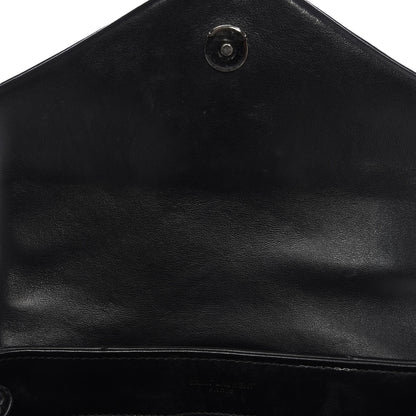 Saint Laurent Calfskin Y Quilted Monogram Toy Loulou Crossbody Bag Black 9 of 12