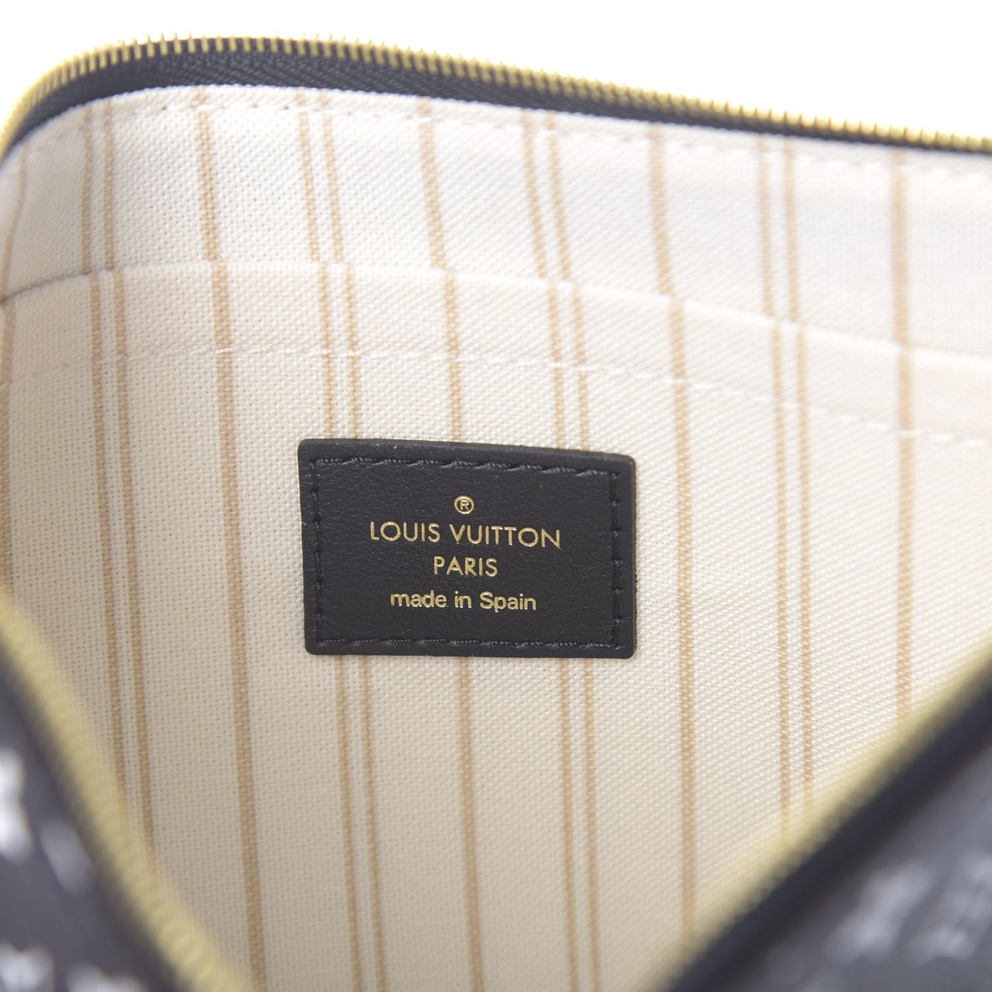 Monogram Giant Jungle Neverfull MM GM Pochette Black