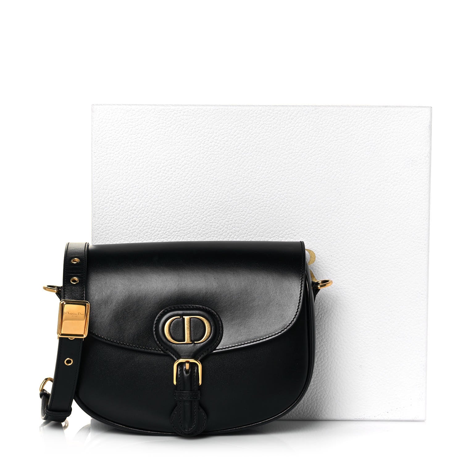 Christian Dior Box Calfskin Medium Bobby Flap Black 13 of 13