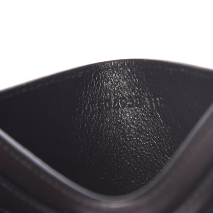 Saint Laurent Calfskin Y Quilted Monogram LouLou Credit Card Case Black 7 of 8