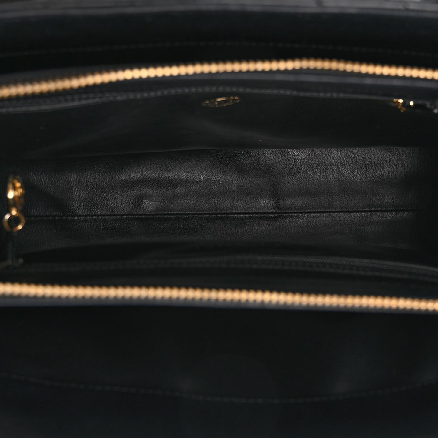 Lambskin Chevron Quilted Top Handle Bag Black