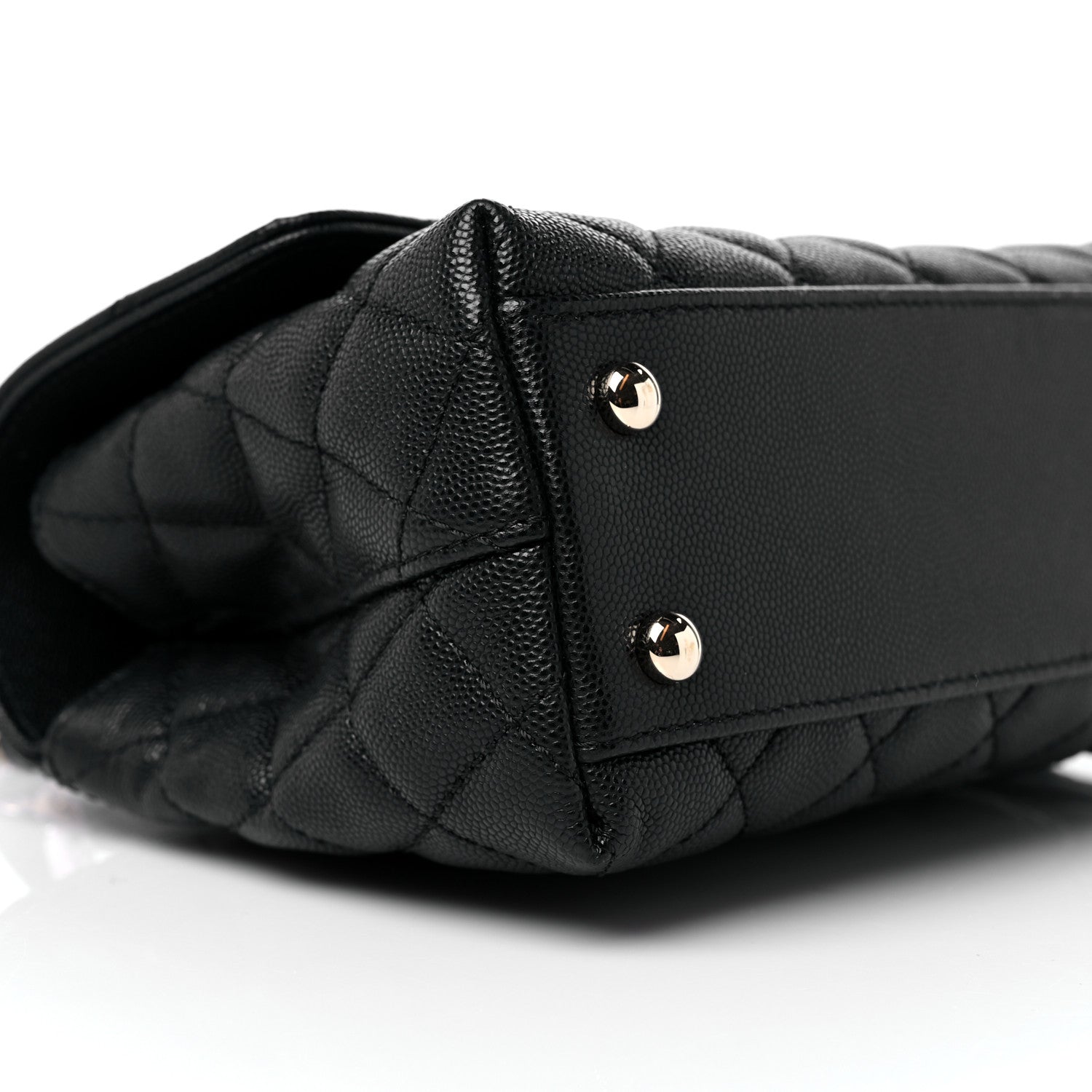 Chanel Caviar Quilted Mini Coco Handle Flap Black 8 of 10