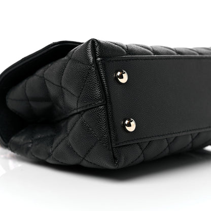 Chanel Caviar Quilted Mini Coco Handle Flap Black 8 of 10