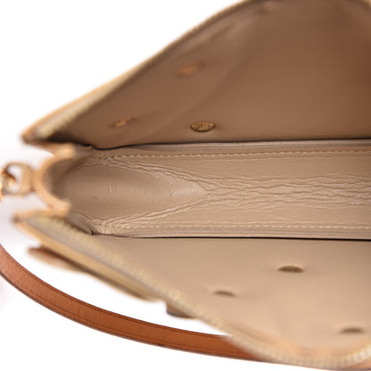 Louis Vuitton Vernis Lexington Fleurs Pochette Beige 8 of 15