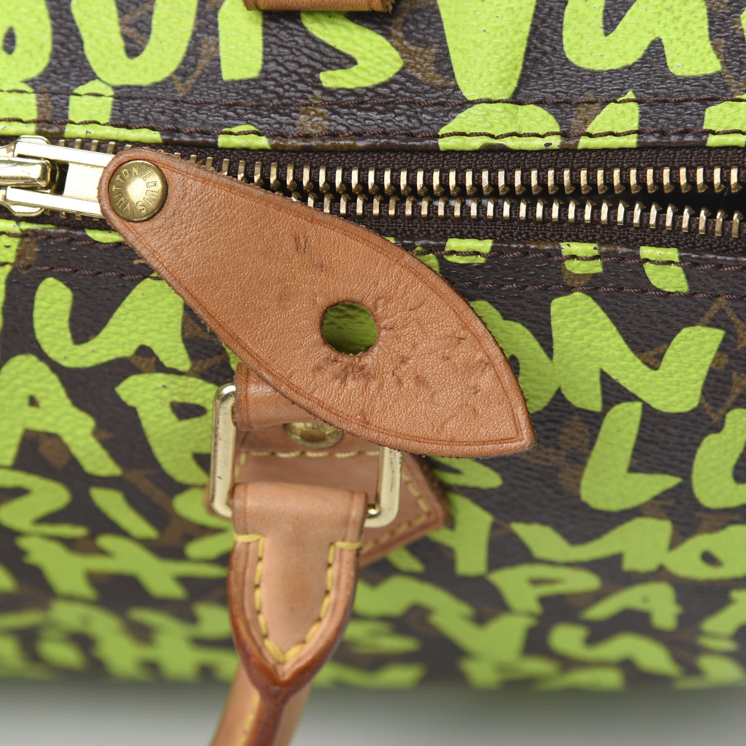 Louis Vuitton Monogram Graffiti Speedy 30 Green 18 of 18