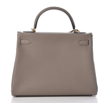 Hermes Togo Kelly Retourne 32 Gris Asphalte 5 of 47